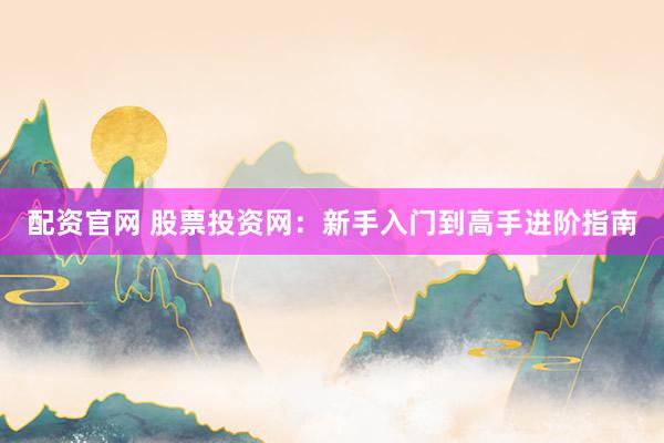 配资官网 股票投资网：新手入门到高手进阶指南